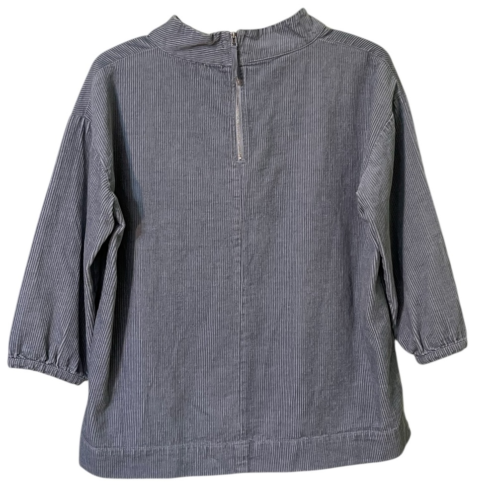 POETRY Hemp-Organic Cotton-Yak Yak funnel neck corduroy top. Size 8 GUC - Picture 5 of 10